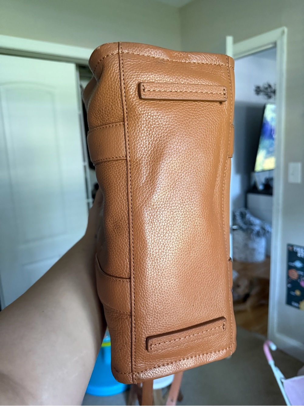 Marc Jacobs "The Tote Bag" Small Cognac Leather Tote and additional strap - Picture 6 of 6